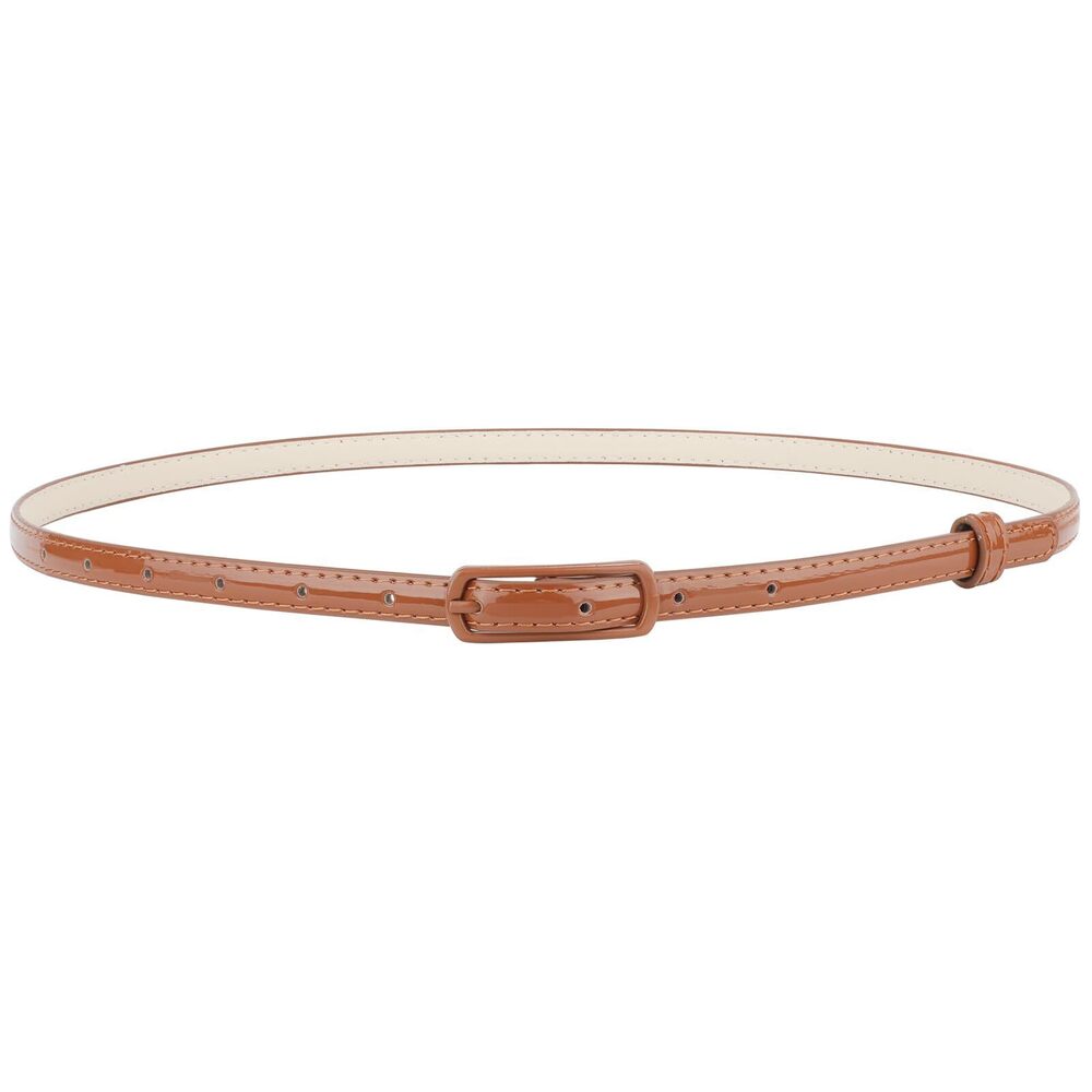 2269 Thin Belts For Women Skinny Leather With Metal Buckle Dresses